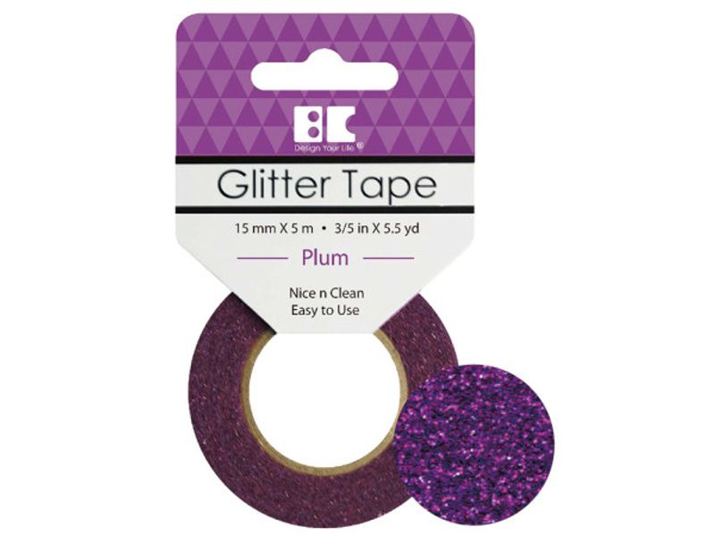 Glitter Tape Plum