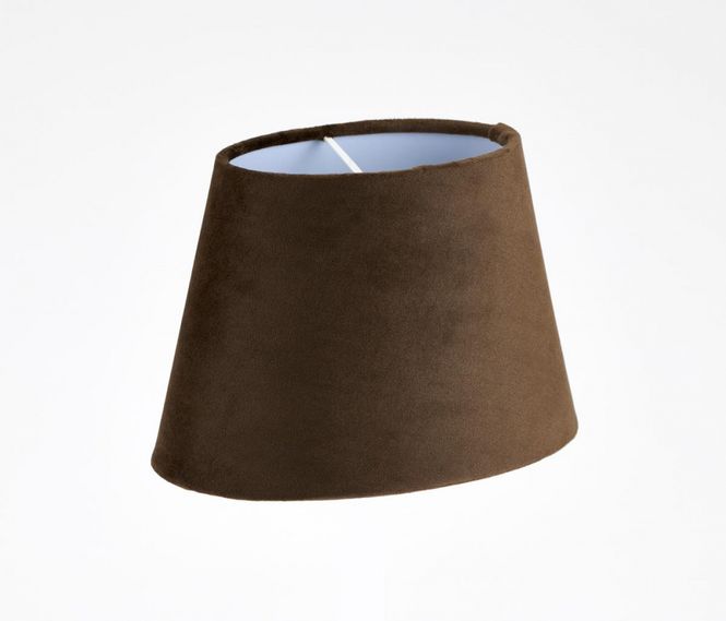 Hovedbilde Lampeskjerm Savoy Oval Brun ...