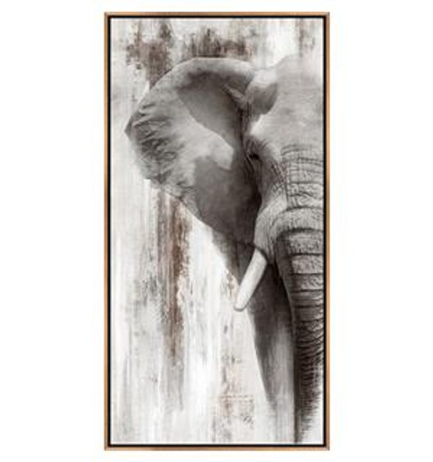 Hovedbilde Bilde Elefant Canvas print  ...