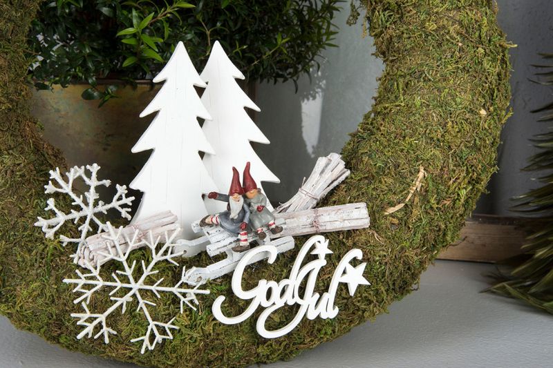 God Jul stikk 7,5x4,5 cm