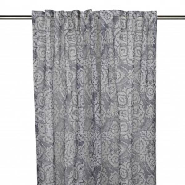 Gardinlengder Grå/mønster 2x135x250 cm