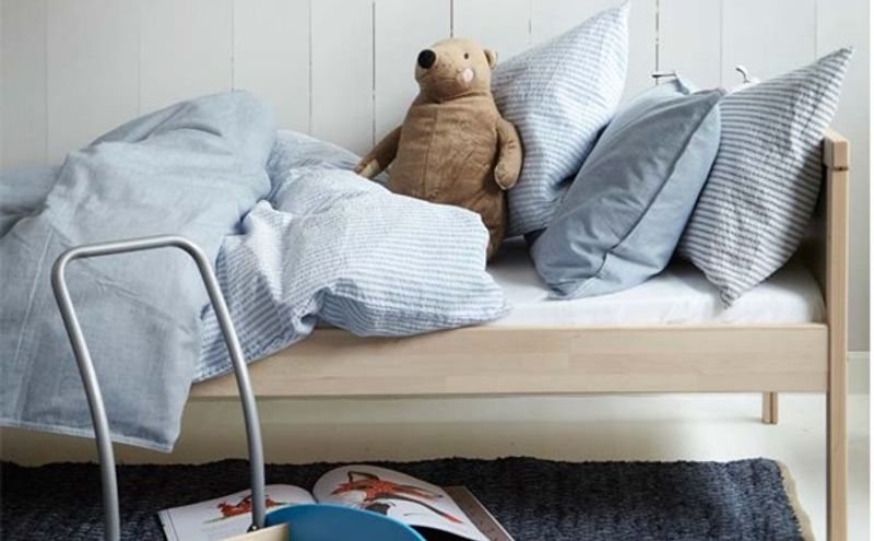 Drøm sengesett Høie Junior, krepp, koksgrå 100x140cm