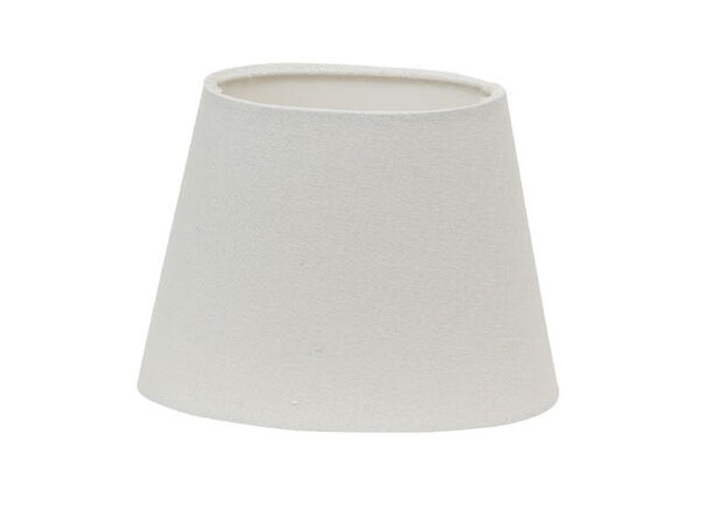 Lampeskjerm Lise offwhite oval 20x11/14x7x15 cm cm