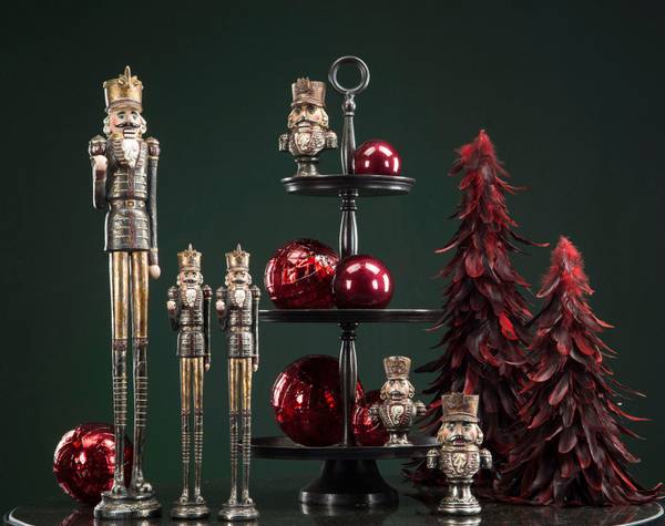 Nøtteknekkeren general gull 11x38 cm