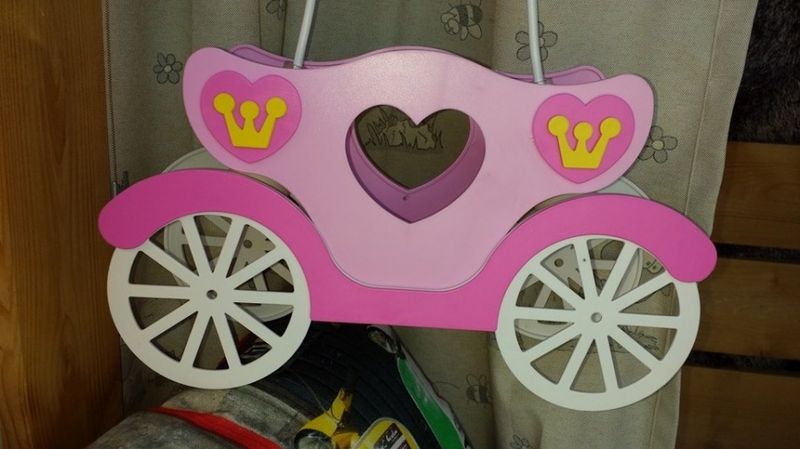 Taklampe Cinderella prinsessevogn