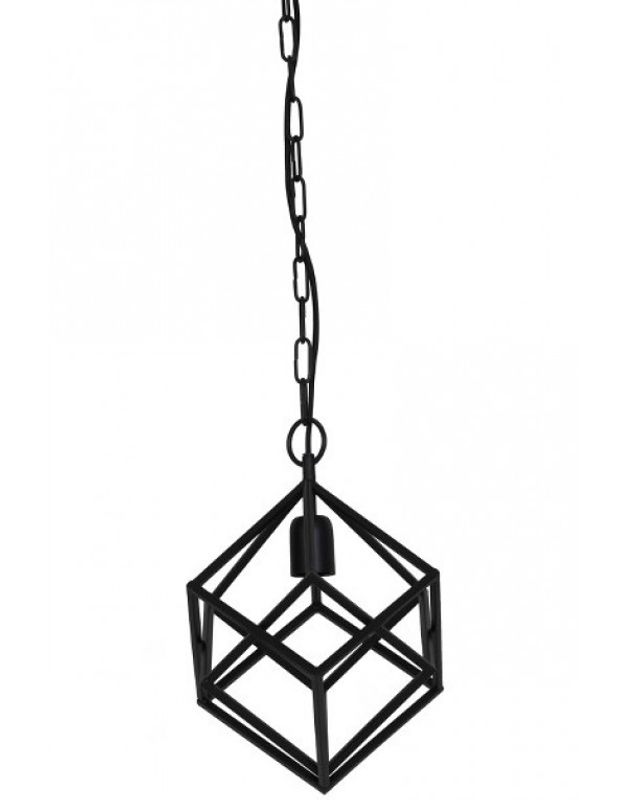 Taklampe Drizella matt sort  26x36 cm