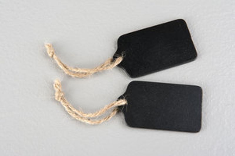 Blackboard med heng 7x4 cm 