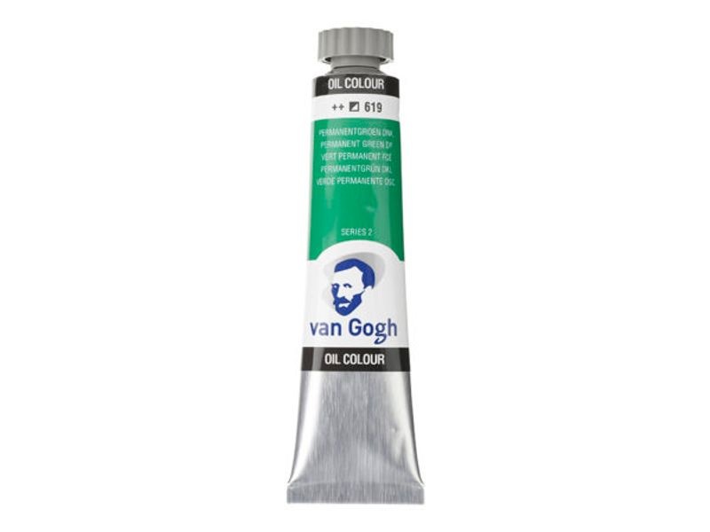 Van Gogh oljef 20 ml 619 Permanent green deep
