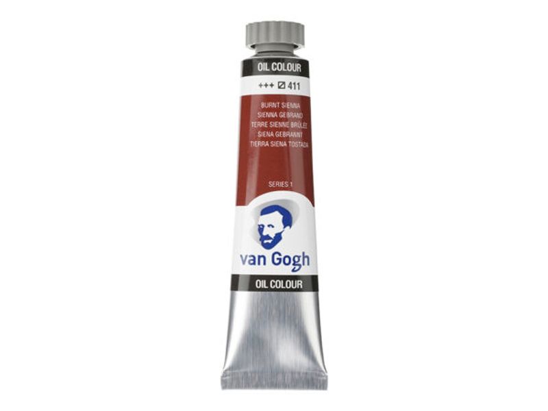 Van Gogh oljef 20 ml 411 Burnt sienna
