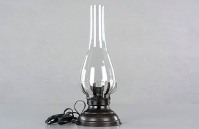 Hovedbilde Lampe Antikbrun 15x42 cm