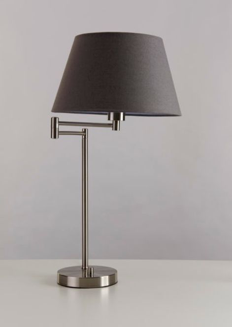 Hovedbilde Bordlampe Swing stål u/skjerm ...