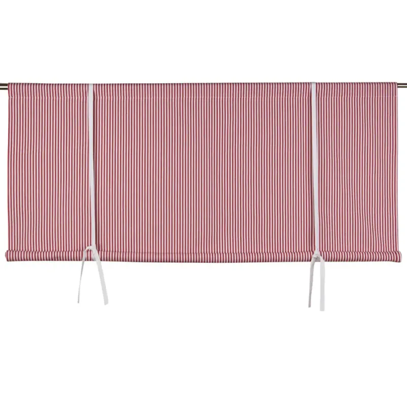 Rollup gardin Oskar rød 140x90 cm