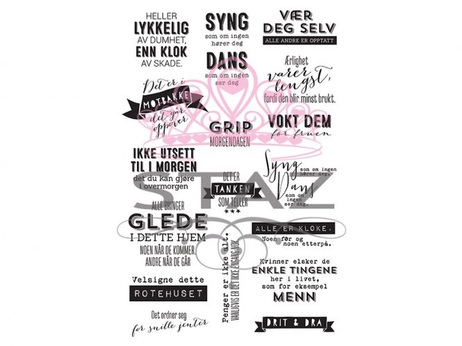 Hovedbilde Rubons Ordtak sort