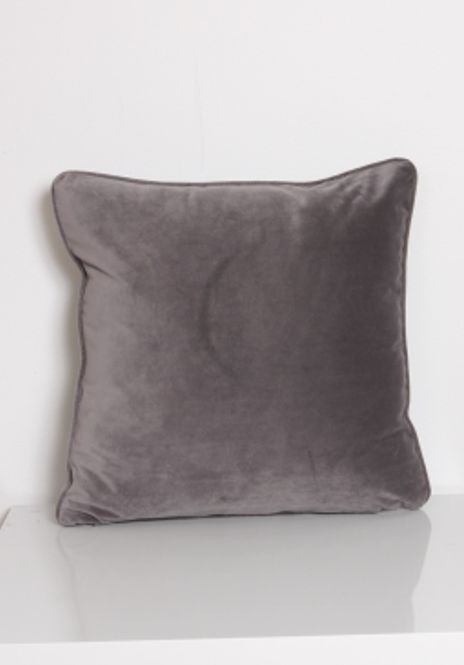 Hovedbilde Putetrekk Velvet Grå 45x45