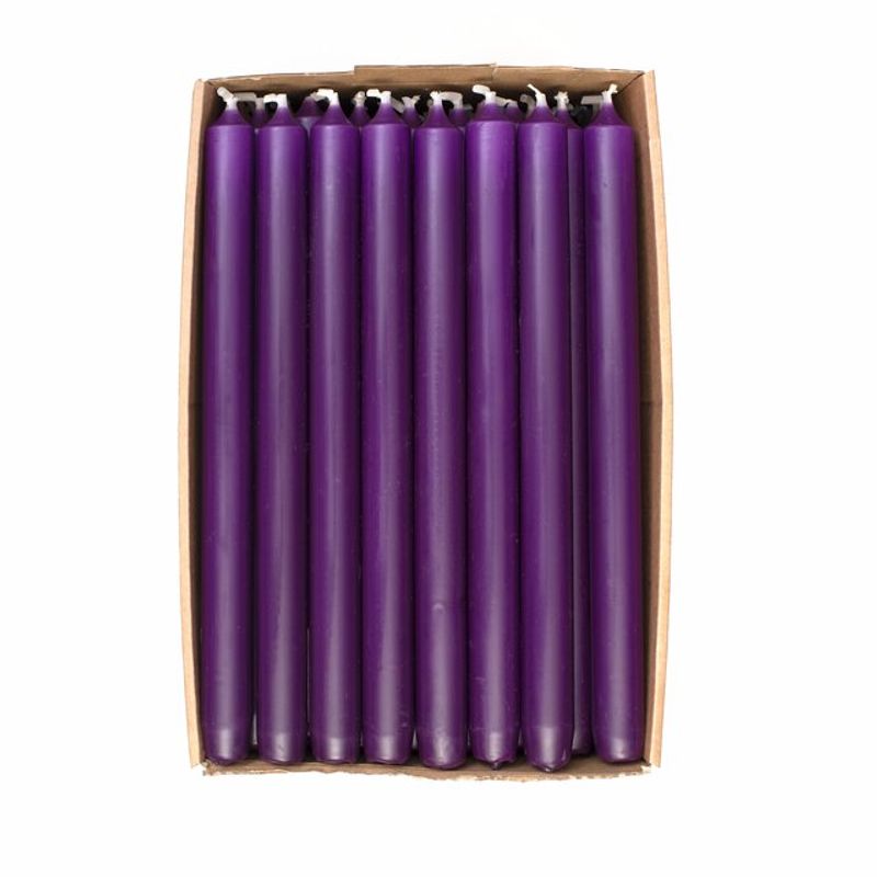 Kronelys 2,2x28 cm violet