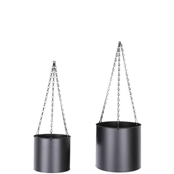Ampel sort metall 20x18 cm