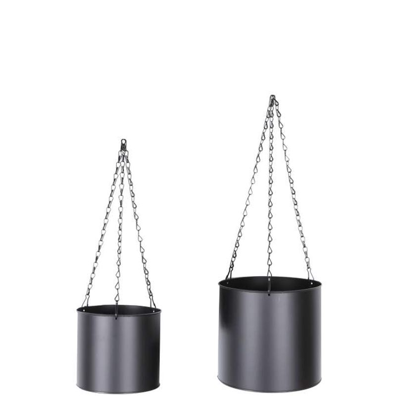 Ampel sort metall 20x18 cm