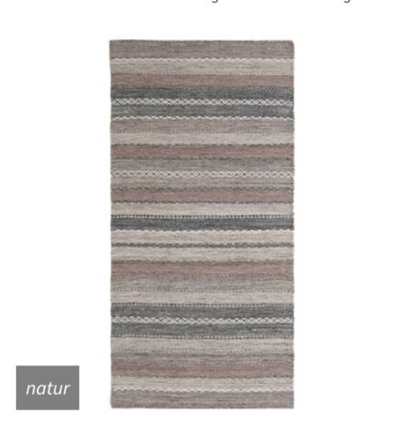 Gulvløper Rosen Natur 80x160 cm