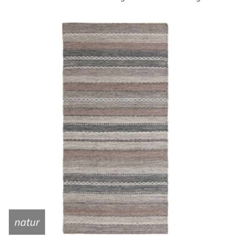 Gulvløper Rosen Natur 80x160 cm