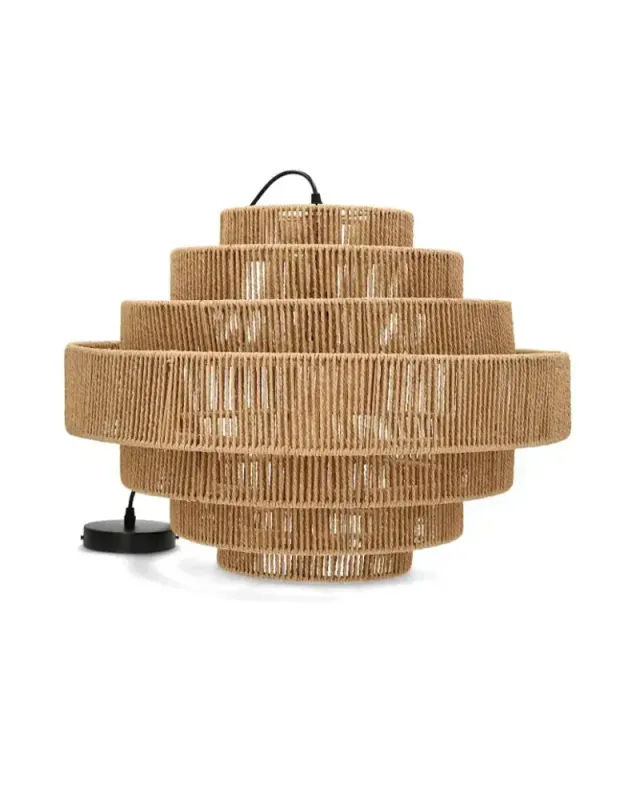 Taklampe tau natur Claire 61x61x46 cm