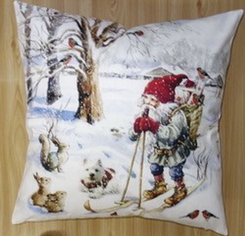 Juleputetrekk Old Santa 45x45