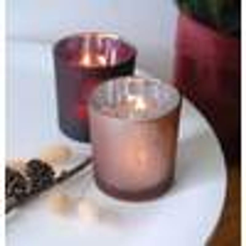 Telysholder Plomme D7.3 H8 Glass