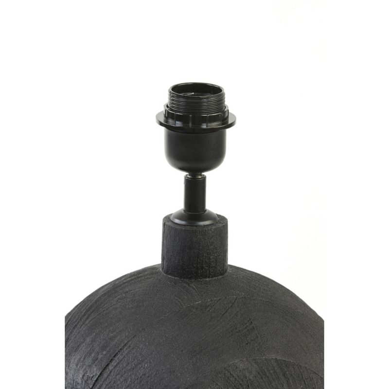 Bordlampe Ø18x38 cm TOMASSO wood matt black