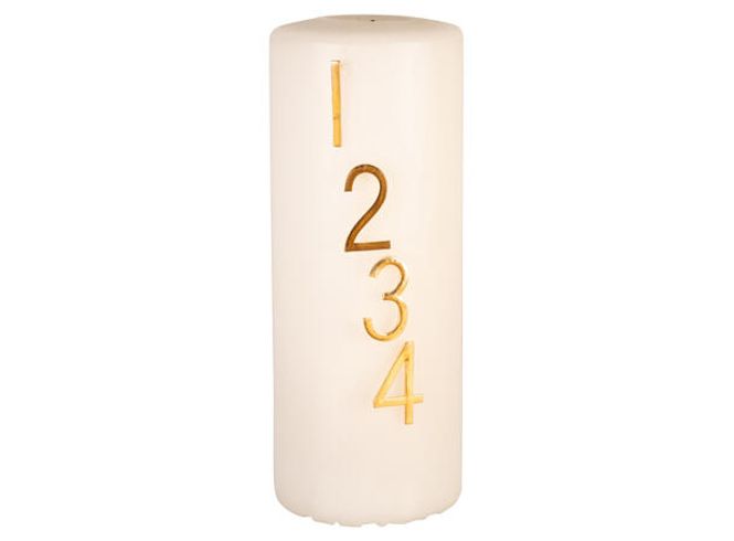 Hovedbilde Advent-tall gull 1-2-3-4 pigg