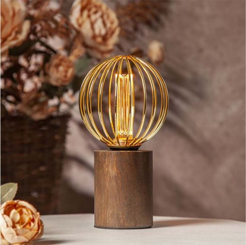 DECOLED METALL G125 GLOBE E27 4.3W 1800K
