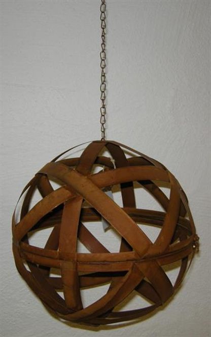 Hovedbilde Lykt rund rust metall Ø 30 cm