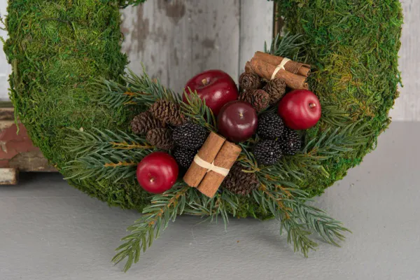 Eple burgunder med tråd 2,5 cm