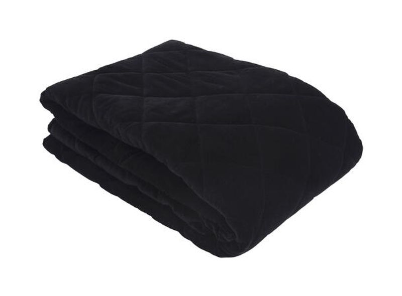 Sengeteppe Ana turiform 140x260 cm sort