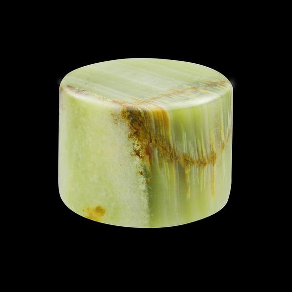 Marble oppladbar bordlys i ekte marmor Jade grønn Medium