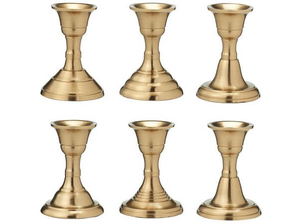 Lysestake messing 6x8cm  Vekt:80gram