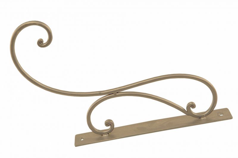 Krok til lykt/vegg messing 35x2x27 cm