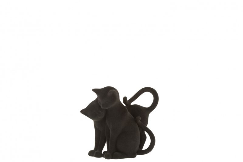 Katter par sort poly H16,5 x L16 x D11 cm