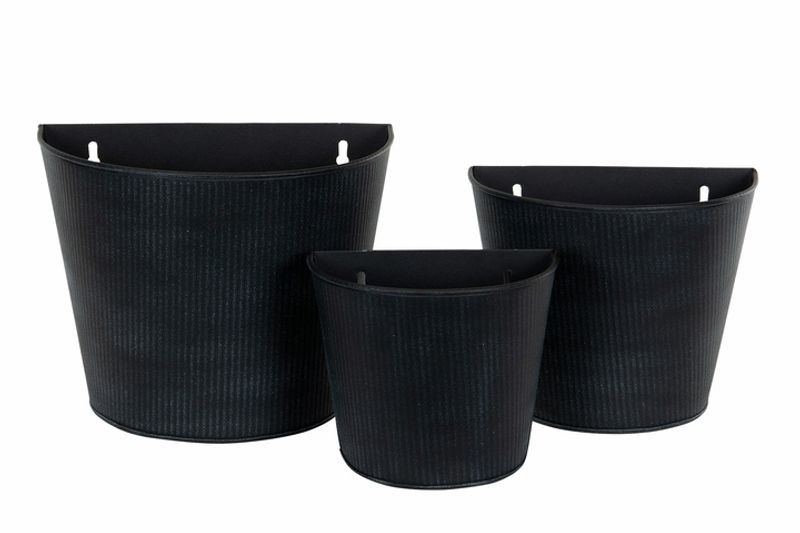 Väggampel Stripe Svart 18cm