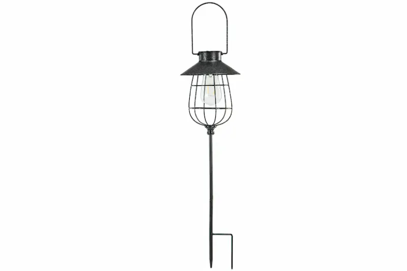 Solcelle lampe på stang H 64 cm 