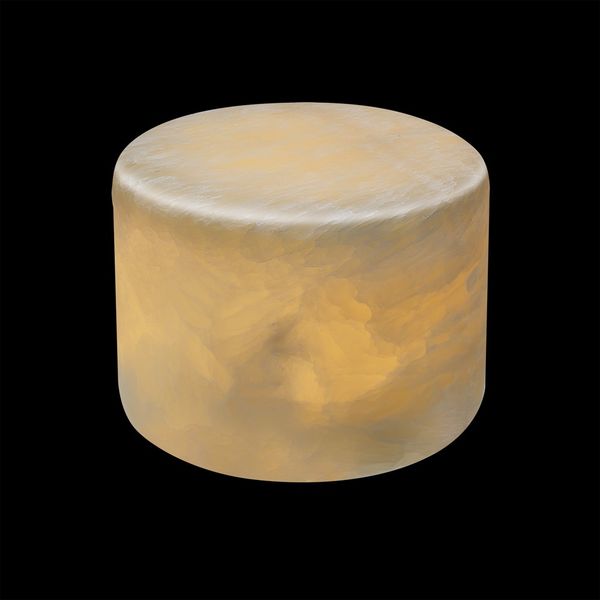 Marble oppladbar bordlys i ekte marmor Beige silkematt Medium