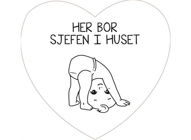 Hovedbilde Skilt hjerte lite Sjefen i ...